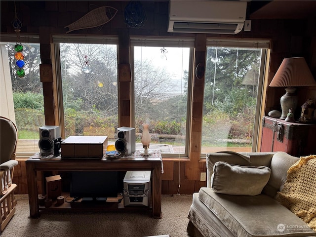 4757 State Route 109, Moclips, WA 98562 - office space featuring a wall mounted AC and carpet floors
