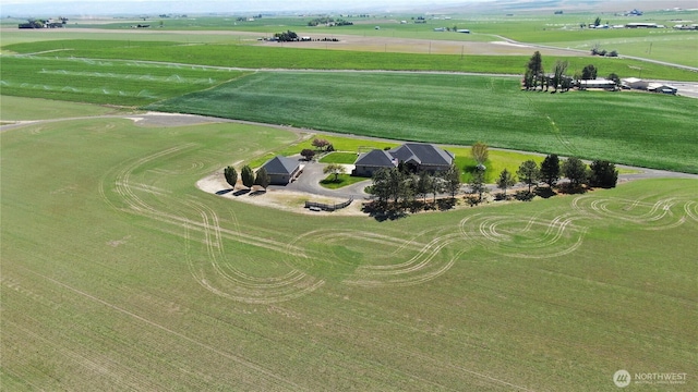 1078 Gardena Creek Rd, Touchet, WA 99360 - bird's eye view featuring a rural view