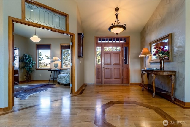 1078 Gardena Creek Rd, Touchet, WA 99360 - entryway featuring wood finished floors and baseboards