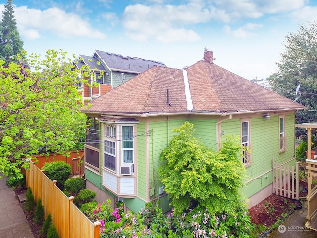 view of property exterior featuring cooling unit