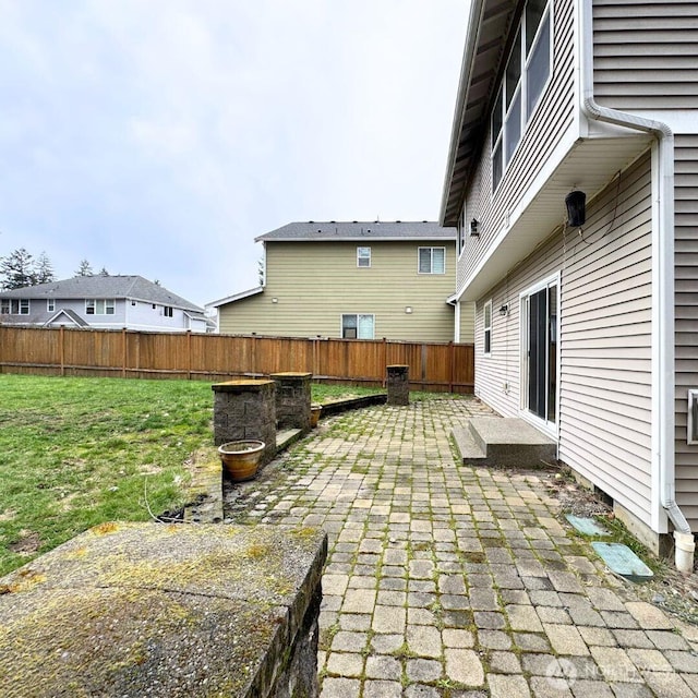 view of patio / terrace featuring a fenced backyard