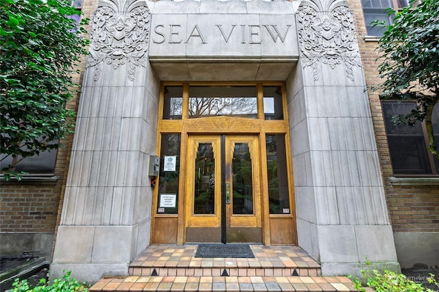 view of entrance to property