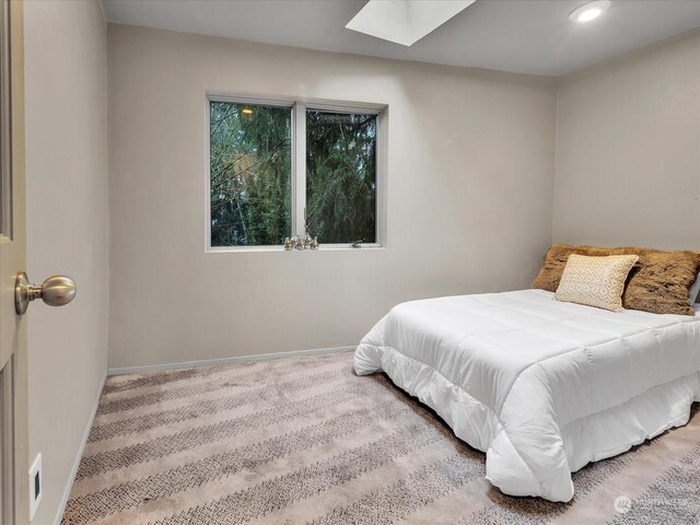 bedroom featuring carpet flooring