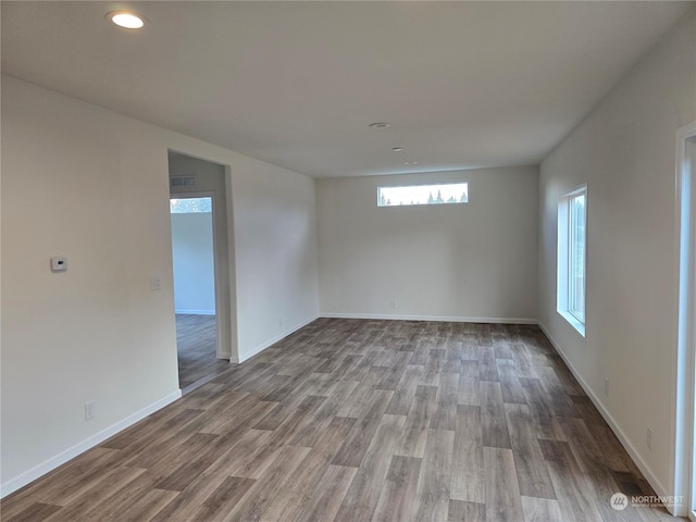 53 Newton Rd, Forks, WA 98331 - unfurnished room featuring wood finished floors and recessed lighting