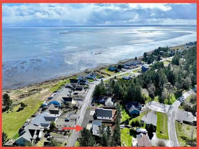 109 Sunrise Ave SE, Ocean Shores, WA 98569 - aerial view of residential area featuring unending shoreline