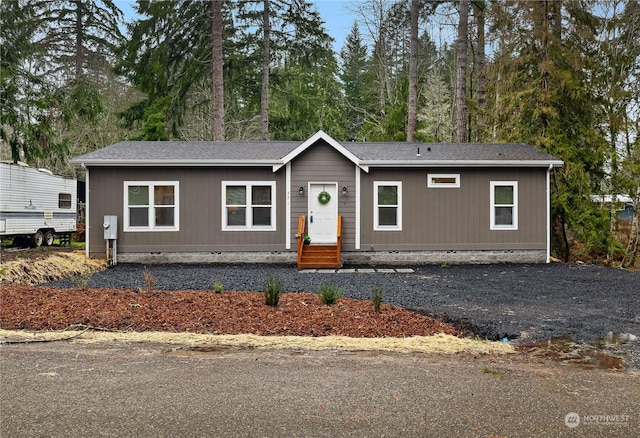 view of manufactured / mobile home