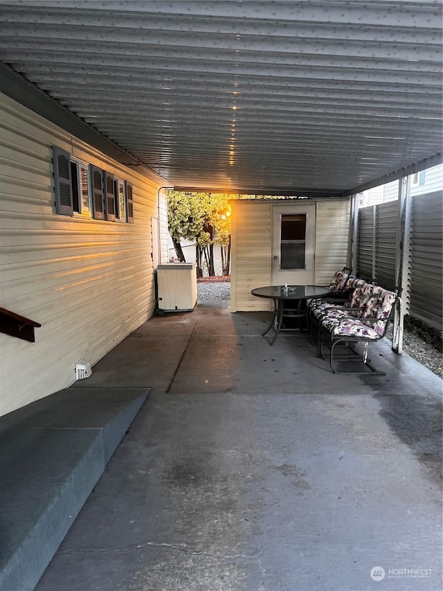 view of patio