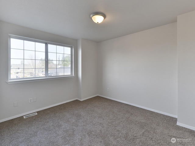 empty room with carpet floors