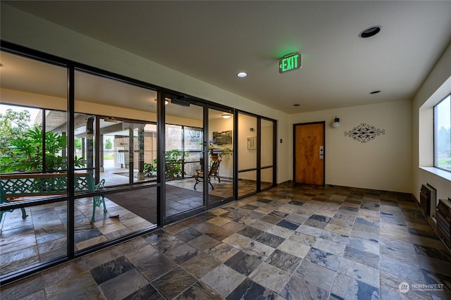 view of community lobby