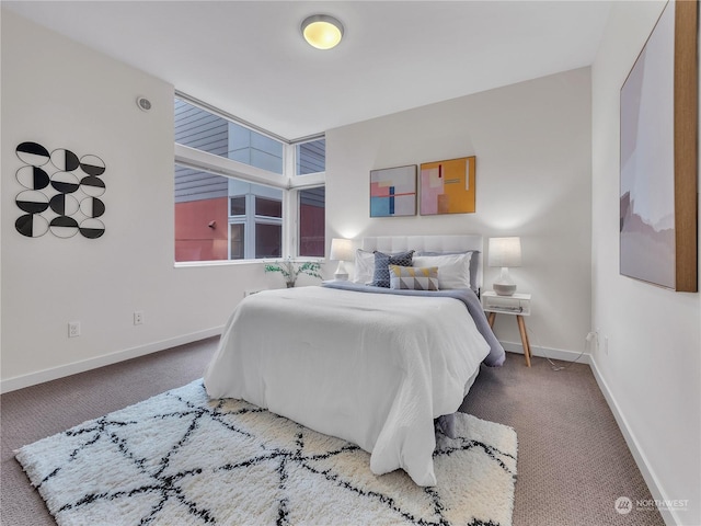 bedroom featuring carpet floors