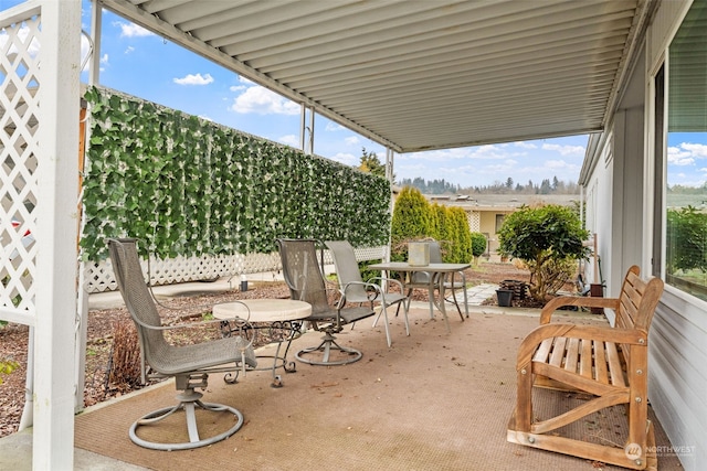 view of patio / terrace