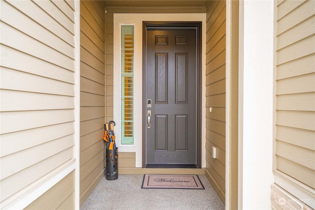 view of property entrance