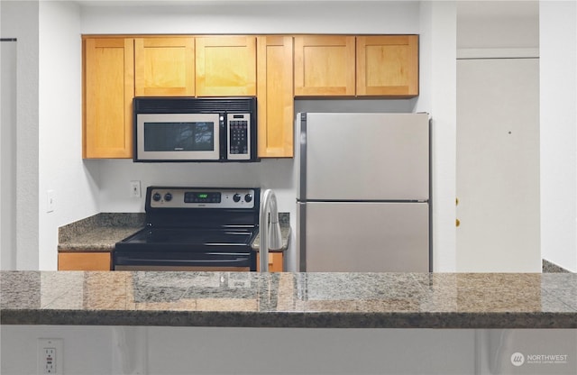 kitchen with stainless steel appliances