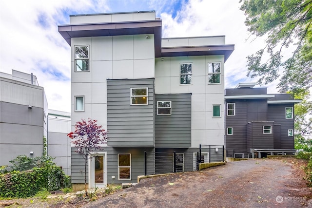 view of rear view of property