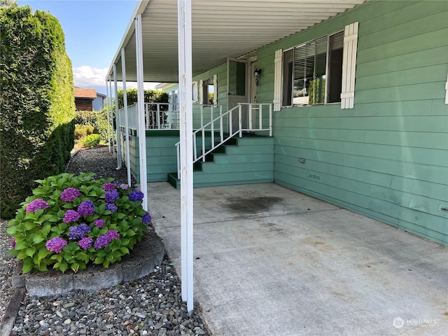 view of patio