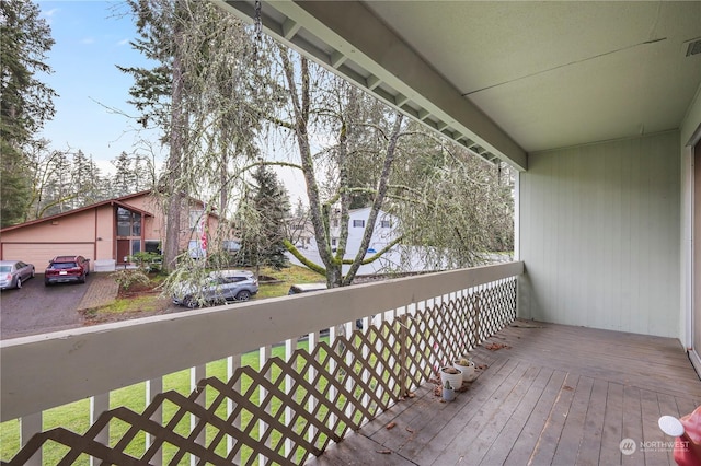 balcony with visible vents