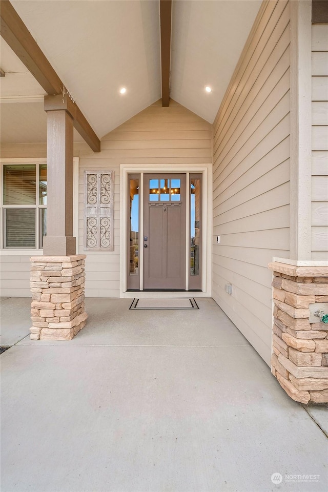 view of entrance to property