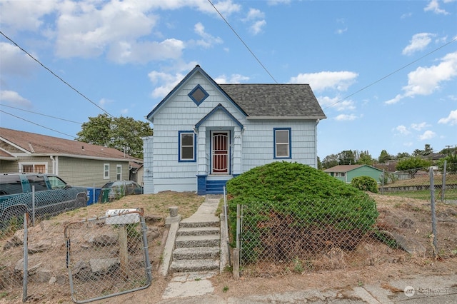 view of bungalow-style home