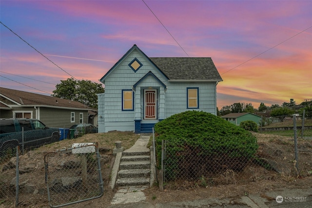 view of bungalow-style house