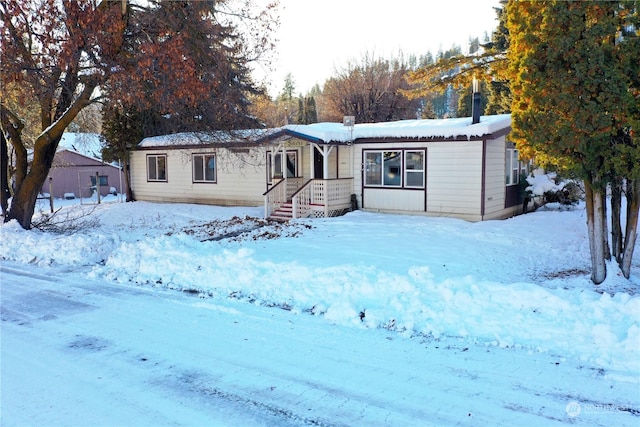 view of ranch-style home