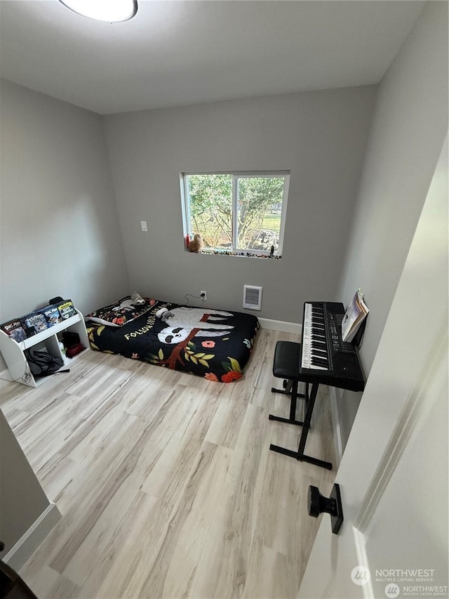 interior space featuring wood-type flooring