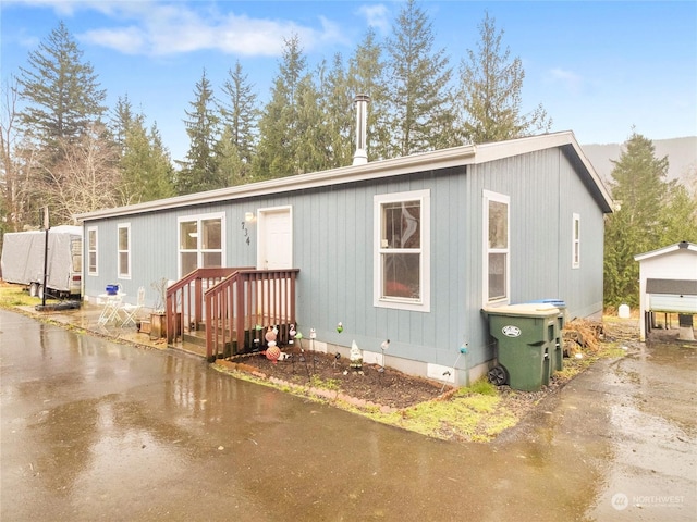 view of manufactured / mobile home