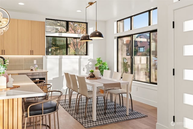 5537 34th Ave NE, Seattle, WA 98105 - dining space with light hardwood / wood-style flooring