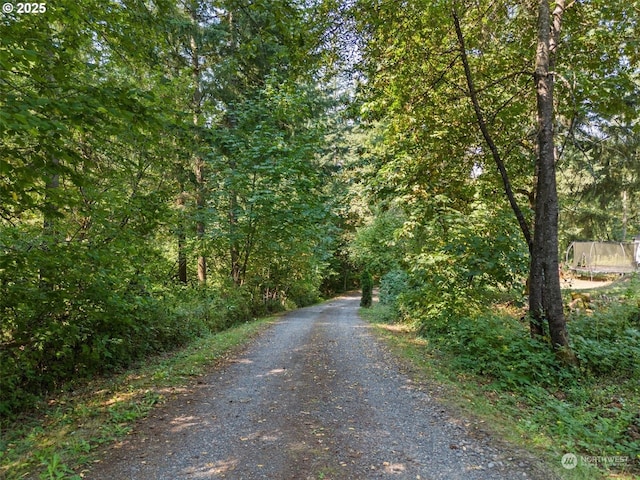 view of road