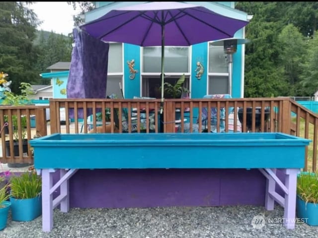 13015 202nd Dr NE, Granite Falls, WA 98252 - view of wooden terrace