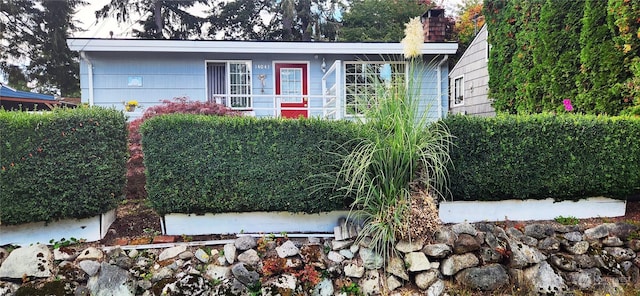 view of ranch-style house