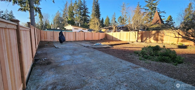 view of yard featuring a patio