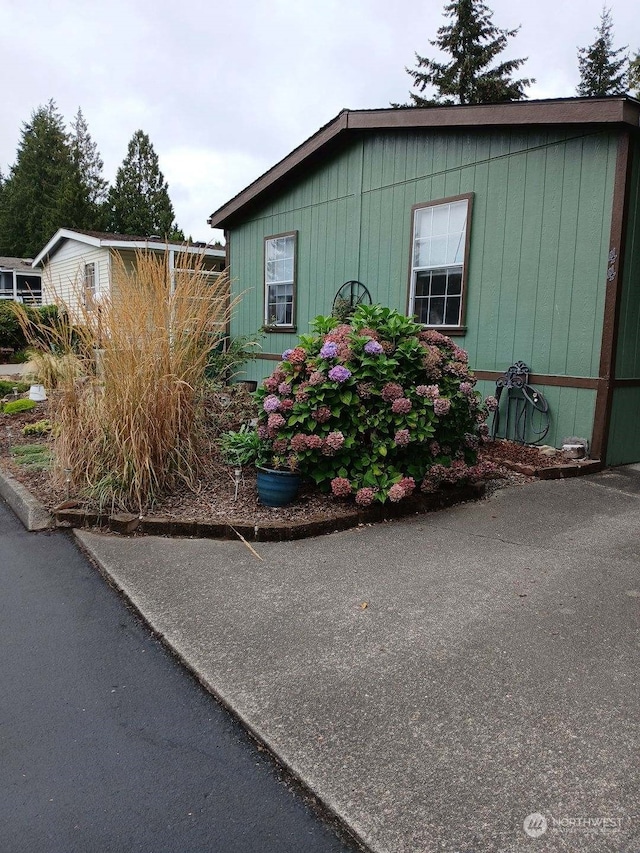 view of side of property