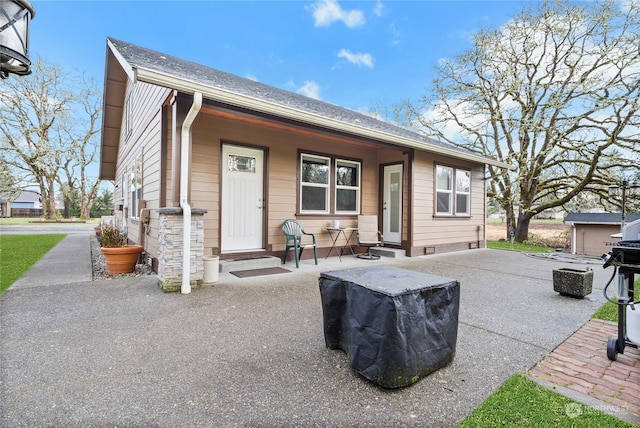 view of rear view of house