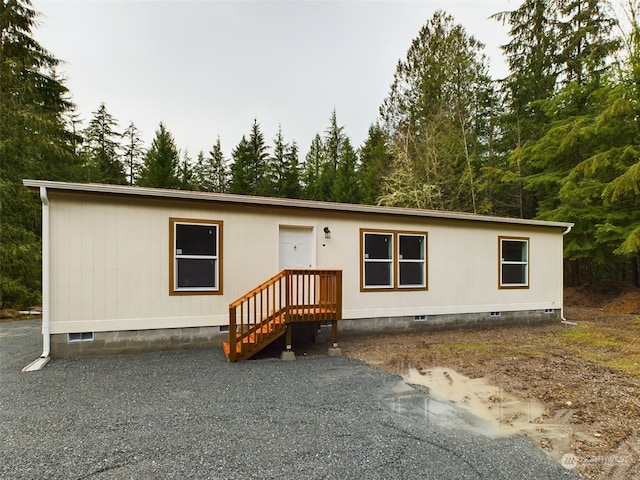 view of manufactured / mobile home