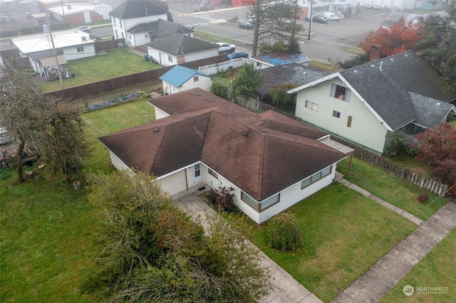 drone / aerial view