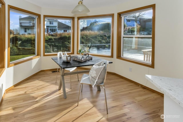 sunroom / solarium with plenty of natural light