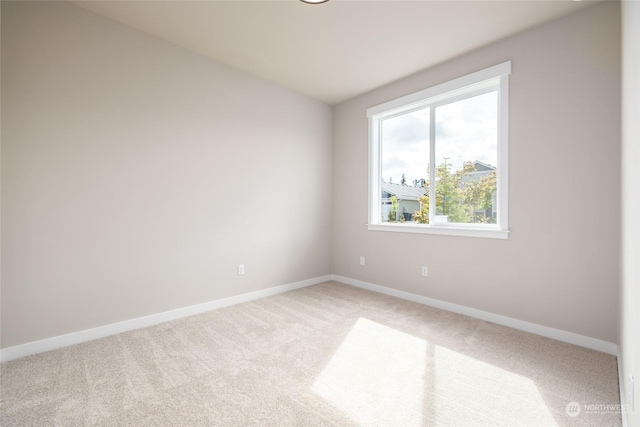 unfurnished room with carpet flooring