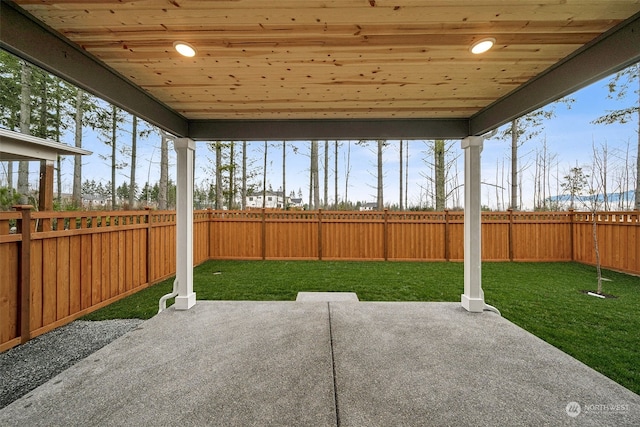 view of patio