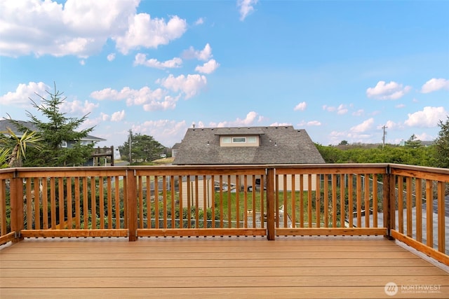585 Ocean Shores Blvd SW, Ocean Shores, WA 98569 - view of wooden terrace