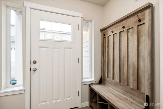 view of mudroom