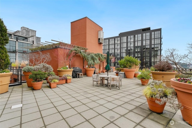 view of patio / terrace with area for grilling