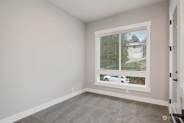 empty room with carpet floors