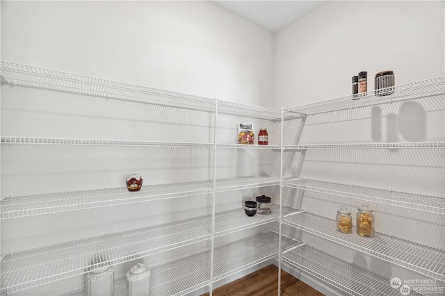 view of pantry