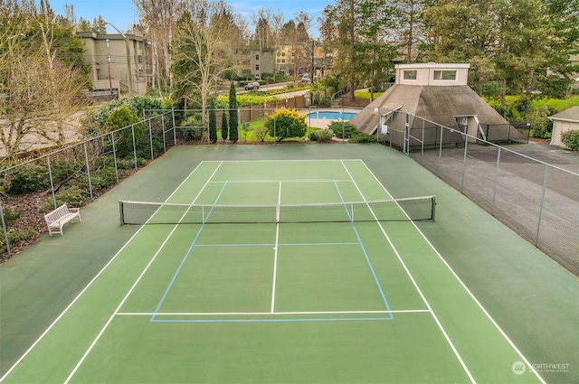 view of sport court