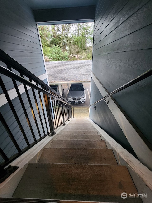 view of staircase