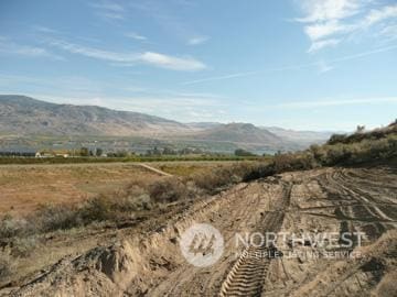 mountain view with a rural view