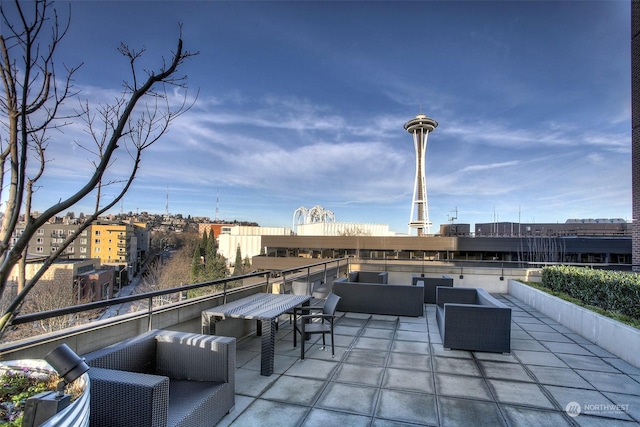 view of patio / terrace with outdoor lounge area