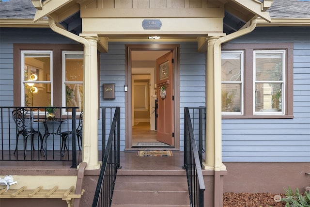 view of entrance to property