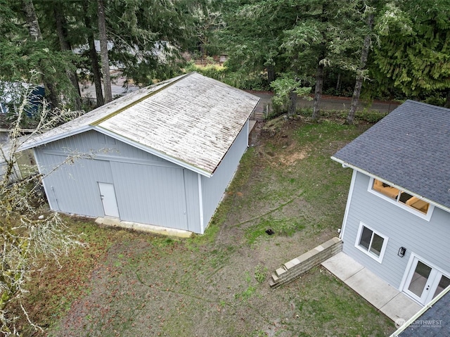 view of outdoor structure