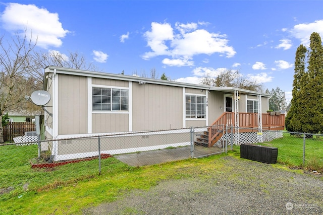 view of manufactured / mobile home